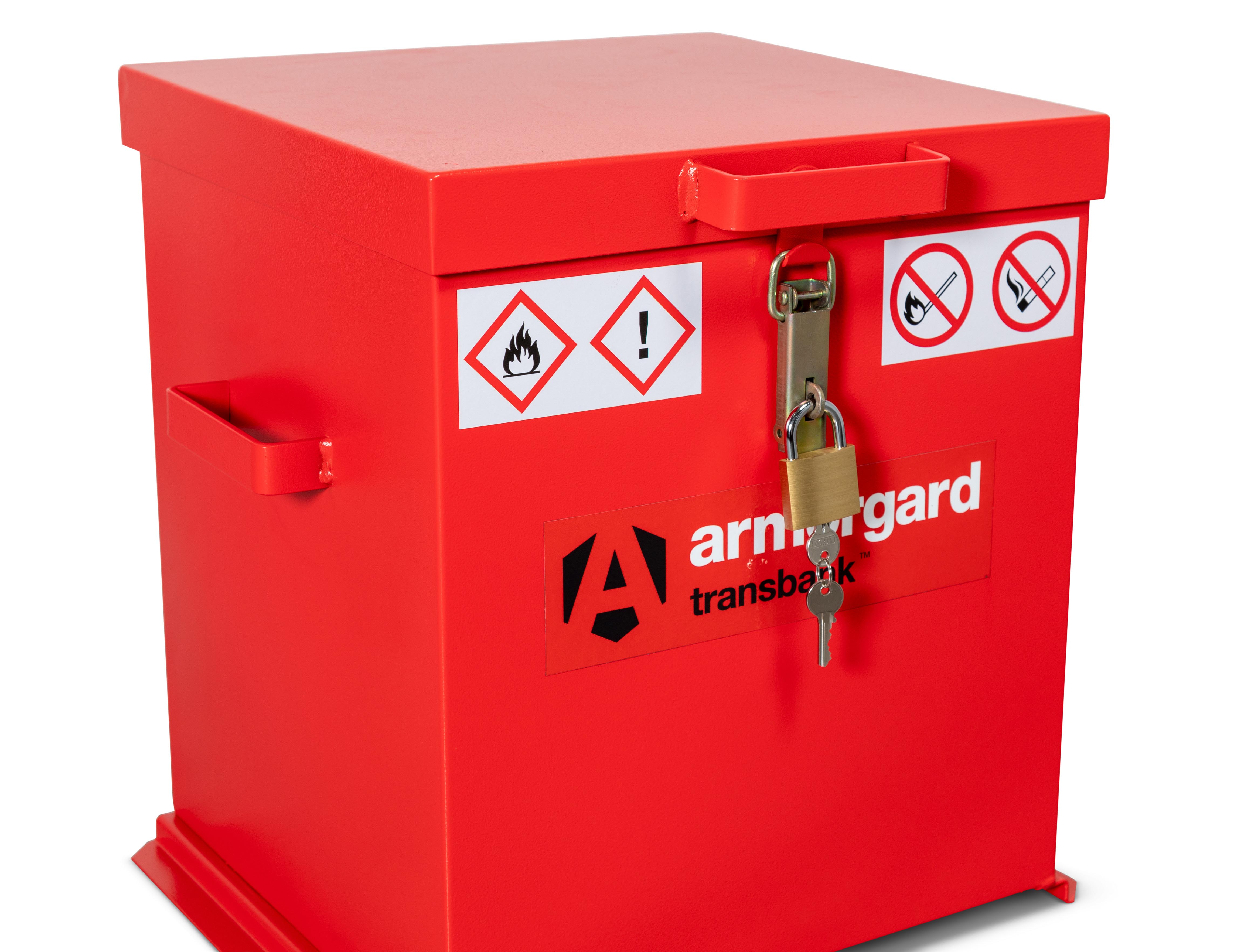Coffre transport et stockage carburants transbank trb2 - 530x485x540 ARMORGARD - TRB2
