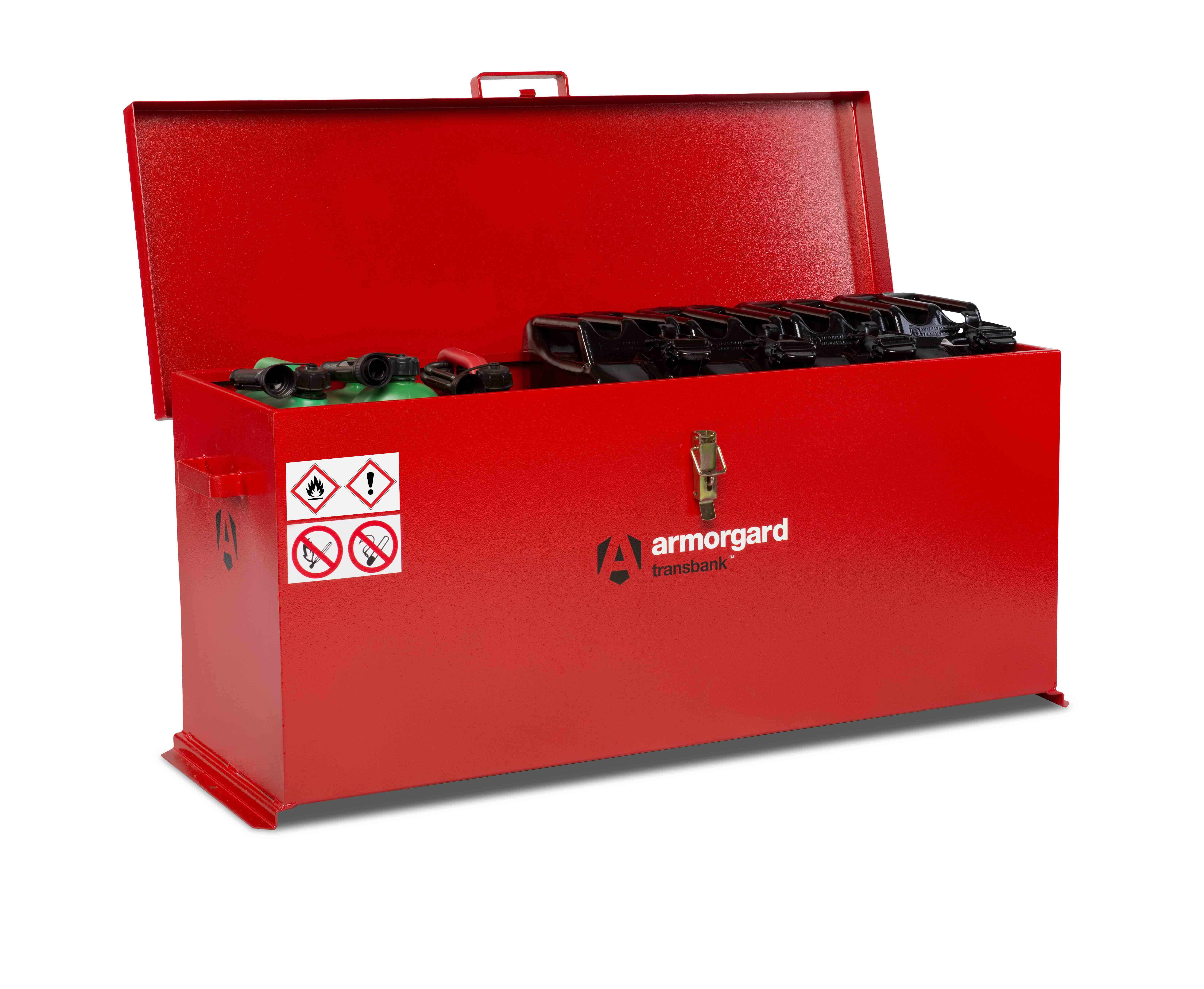 Coffre transport et stockage carburants transbank trb6 - 1195x485x540 ARMORGARD - TRB6