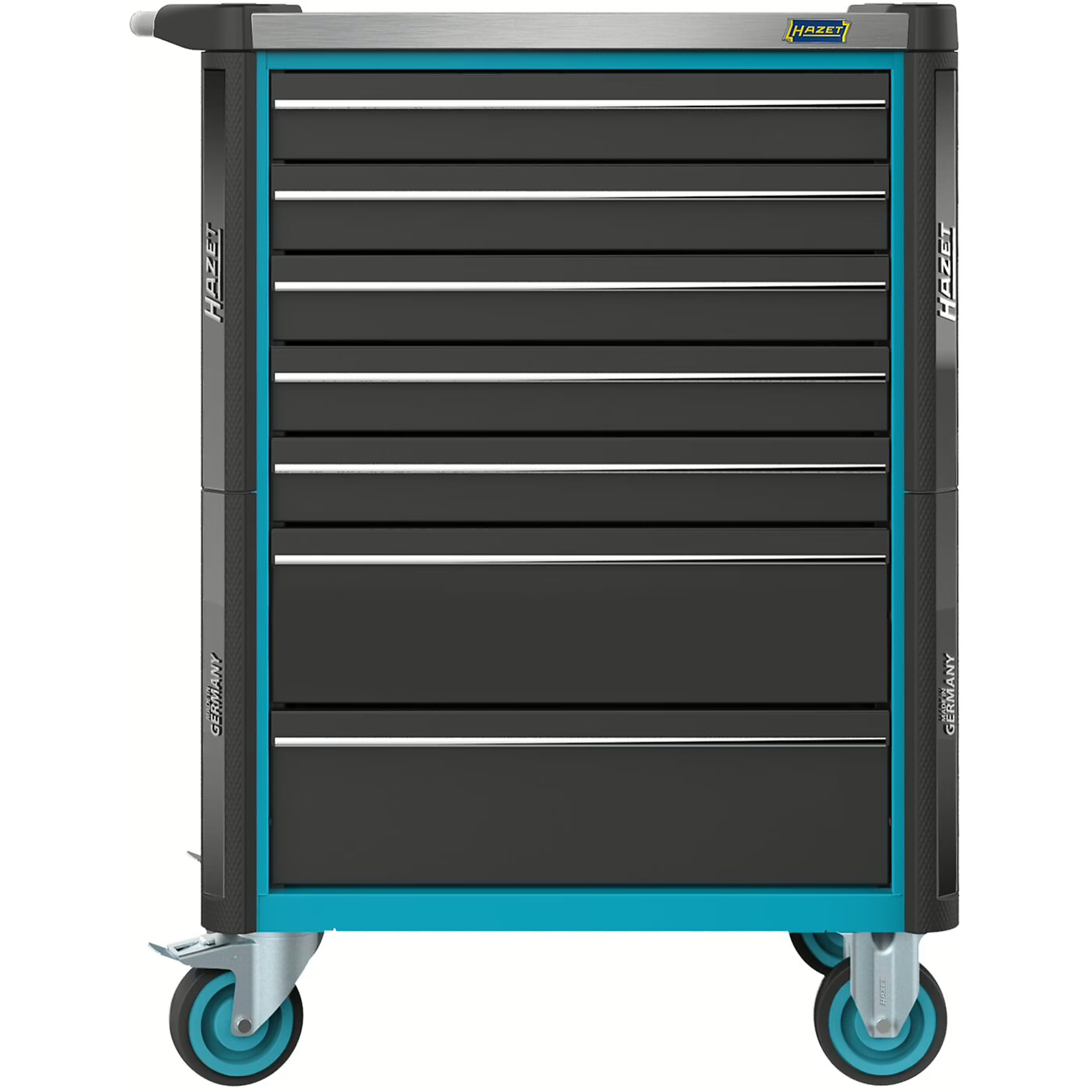 Servante d’atelier 7 tiroirs 137 pièces acier inoxydable HAZET - 179NX-7/137