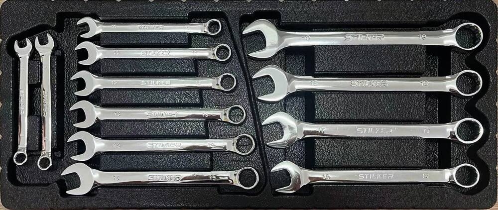 Coffre de servante 4 niveaux composé de 108 outils STILKER - 25030