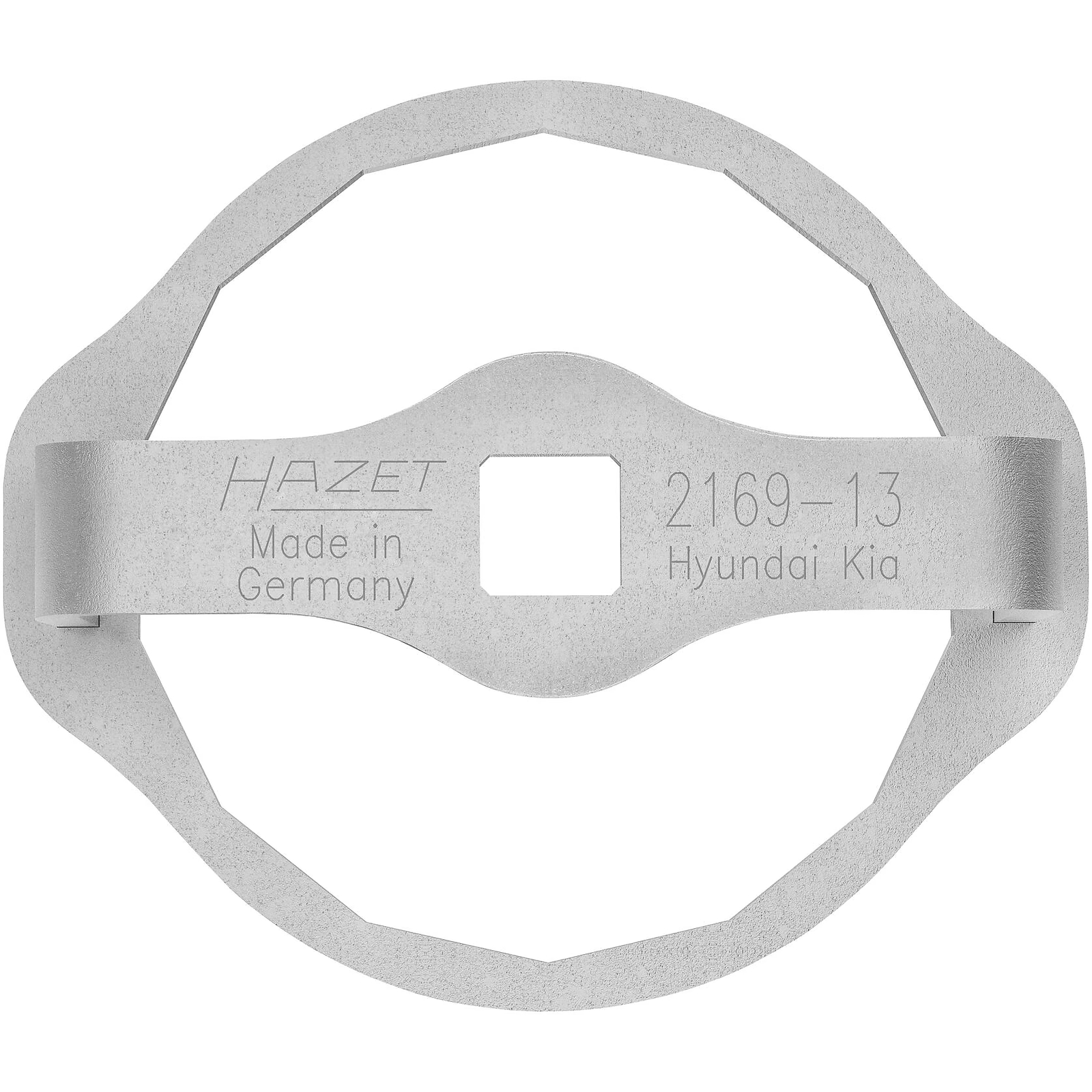 Clé pour filtres à huile 80 mm 14 pans carré creux 1/2 pouce manuelle HAZET - 2169-13