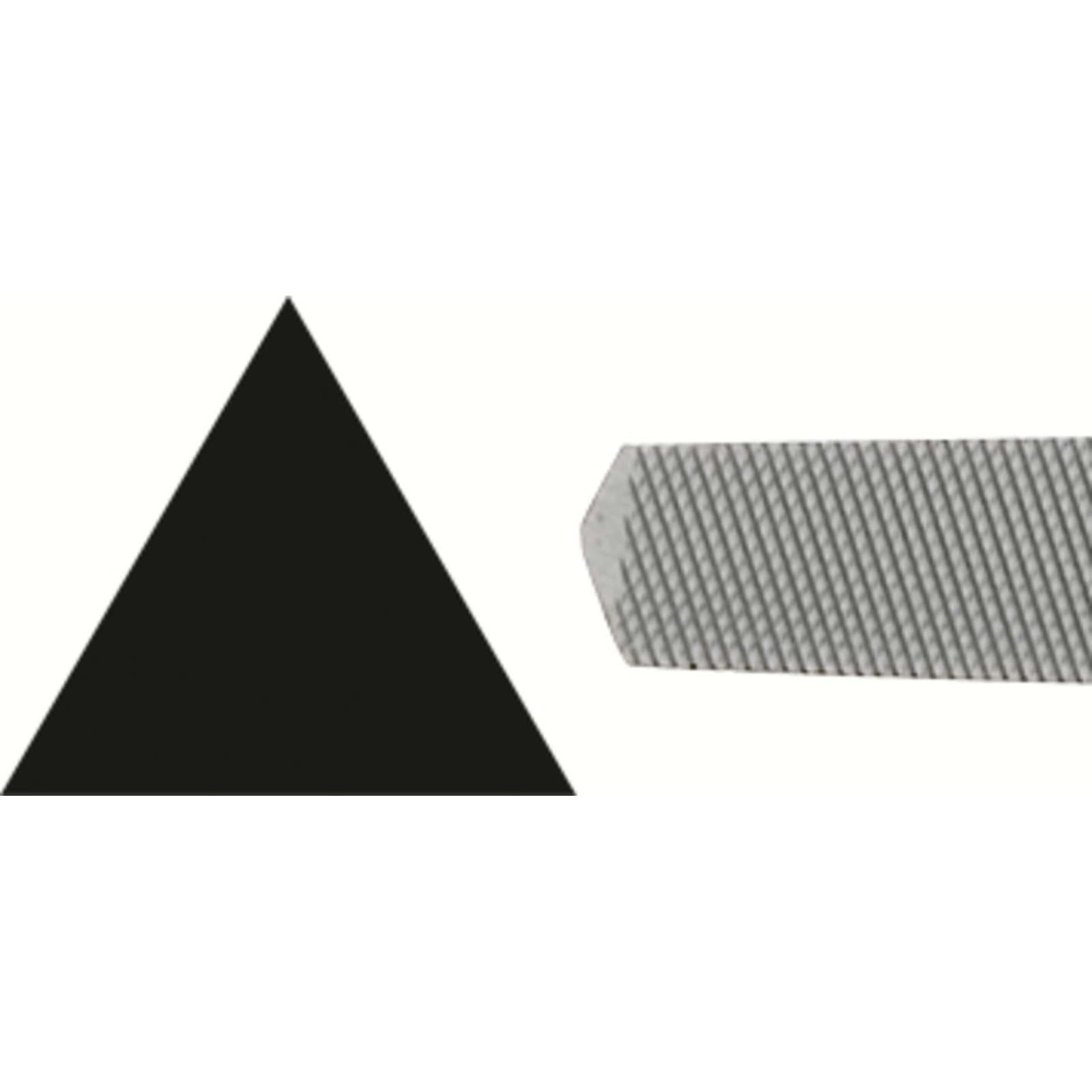 Lime d'atelier triangulaire 200 mm denture moyenne DIN 7261 forme C HAZET - 2123-8