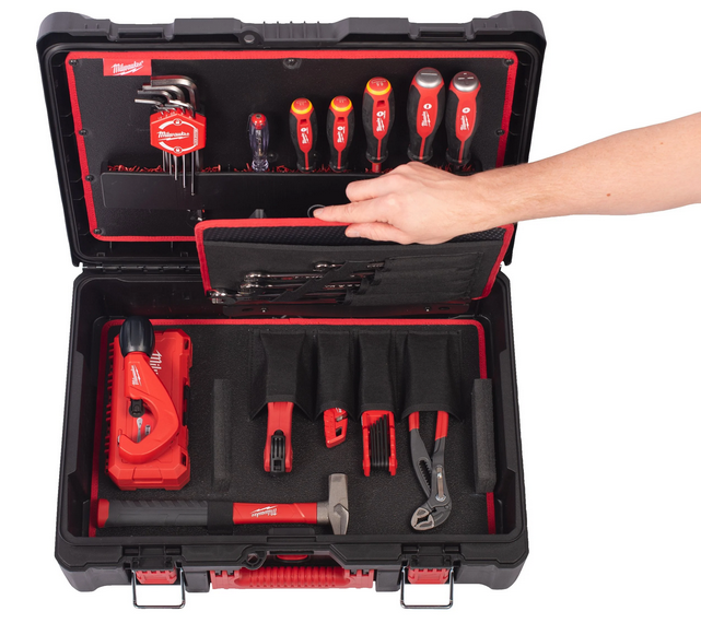 PACKOUT PLOMBIER 74 PIECES MILWAUKEE TROLLEY ET EPI