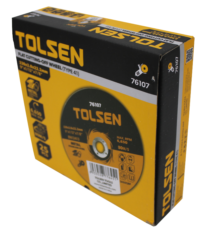 Disque a tronconner 230x2x22mm (76107) TOLSEN - 100321