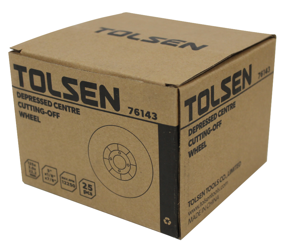 Disque a tronconner dep.125x3x22mm (76143) TOLSEN - 100323