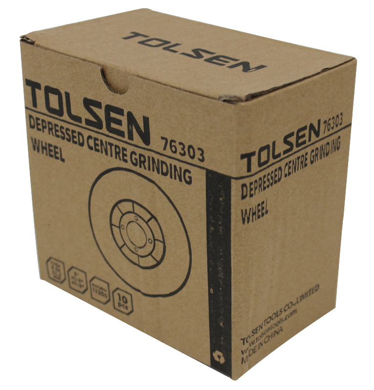 Disque a ebarber dep.125x3x22mm (76303) TOLSEN - 100325