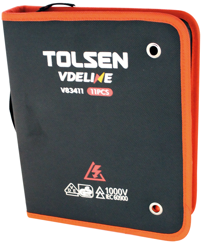 Kit 11 outils isolés Tolsen 1000v vde (v83411) TOLSEN - 100350