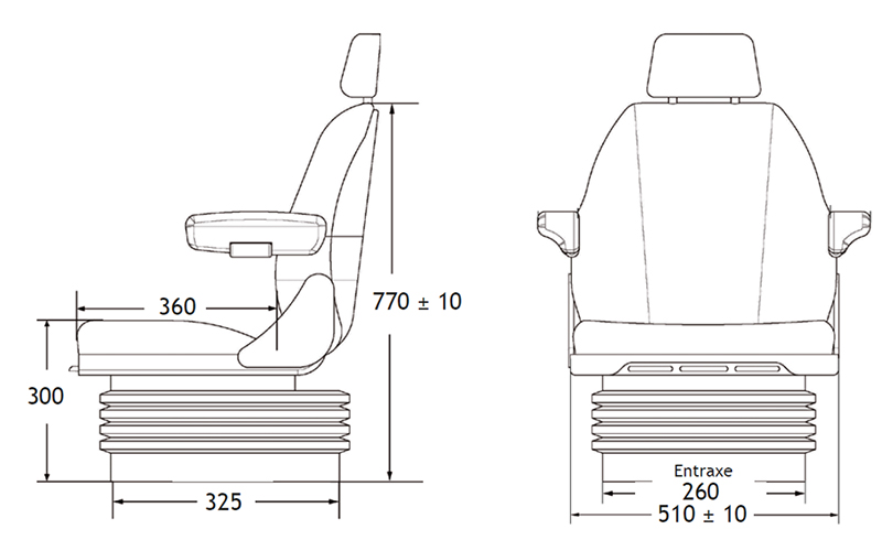Siege mecanique confort blostar - 450886