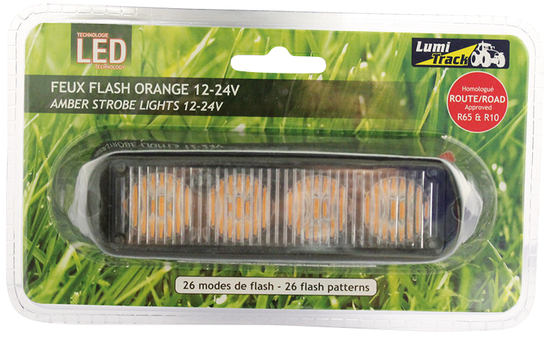 Feu penetration 4 led orange lumitrack - 722152