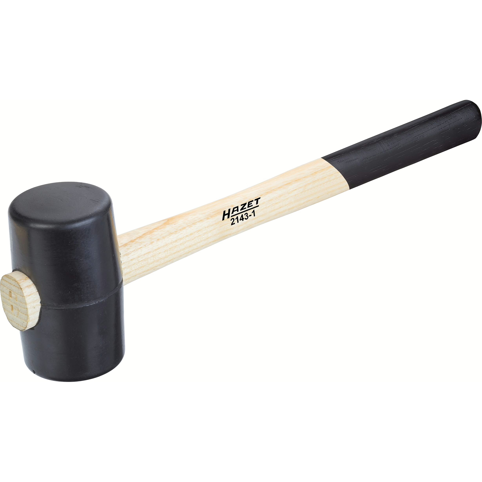 Marteau caoutchouc dur 340 mm manche frêne DIN 5128 HAZET - 2143-1