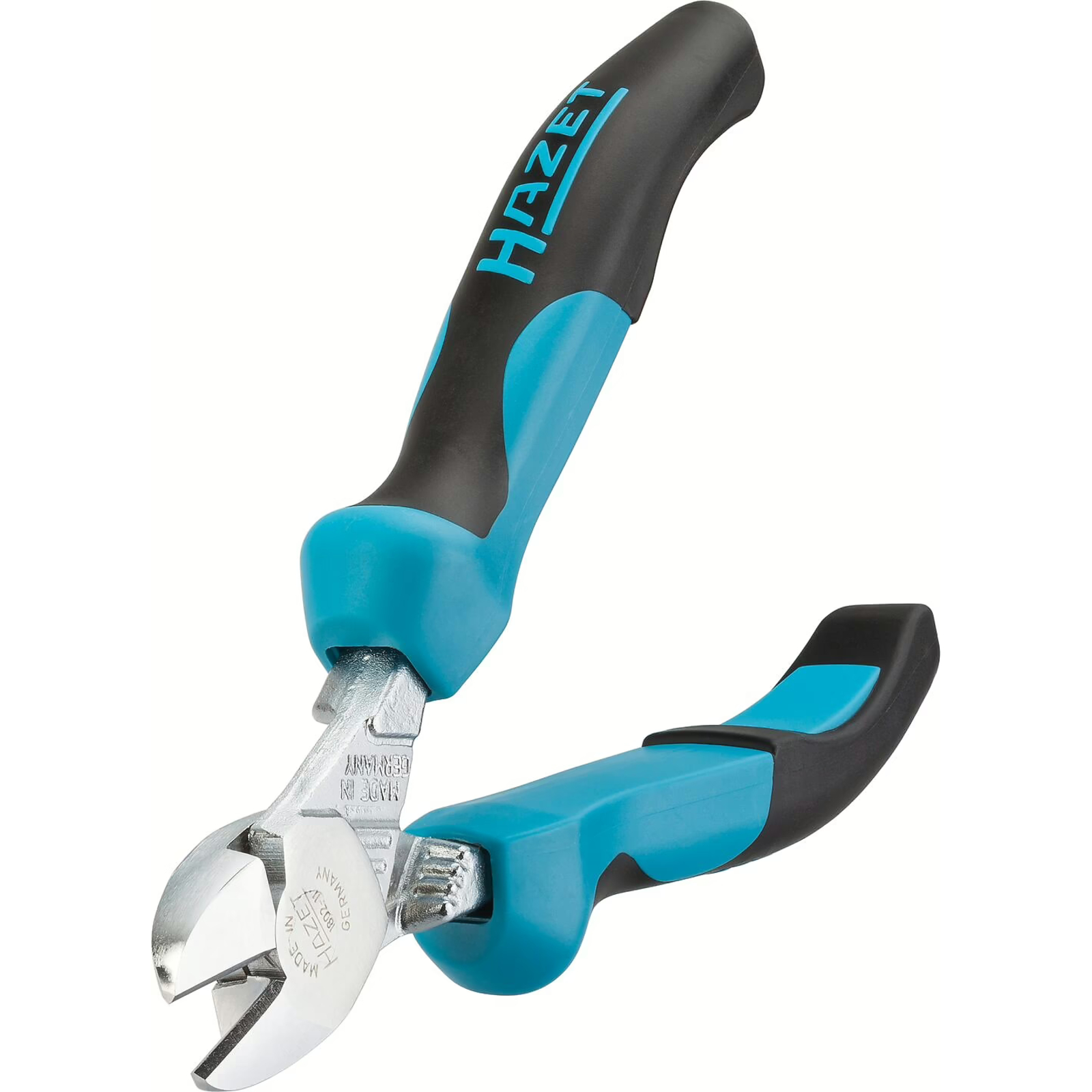 Pince coupante diagonale 160 mm manches bimatières bleu/noir HAZET - 1802-11