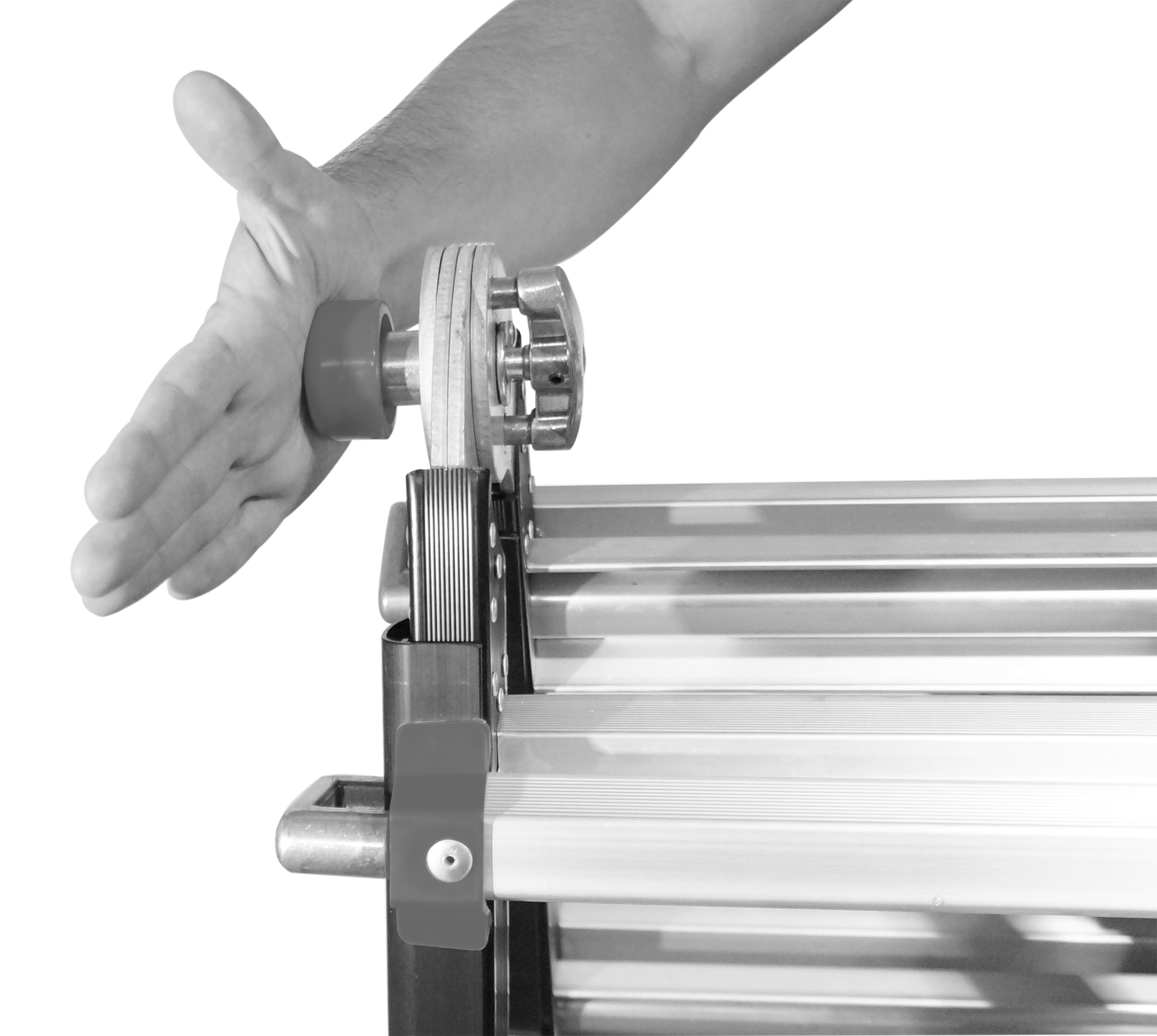 ÉCHELLE ARTICULÉE TÉLESCOPIQUE JAGUAR3 4x6 HELDER PRO AVEC BARRE STABILISATRICE - JAG3-4x6BS