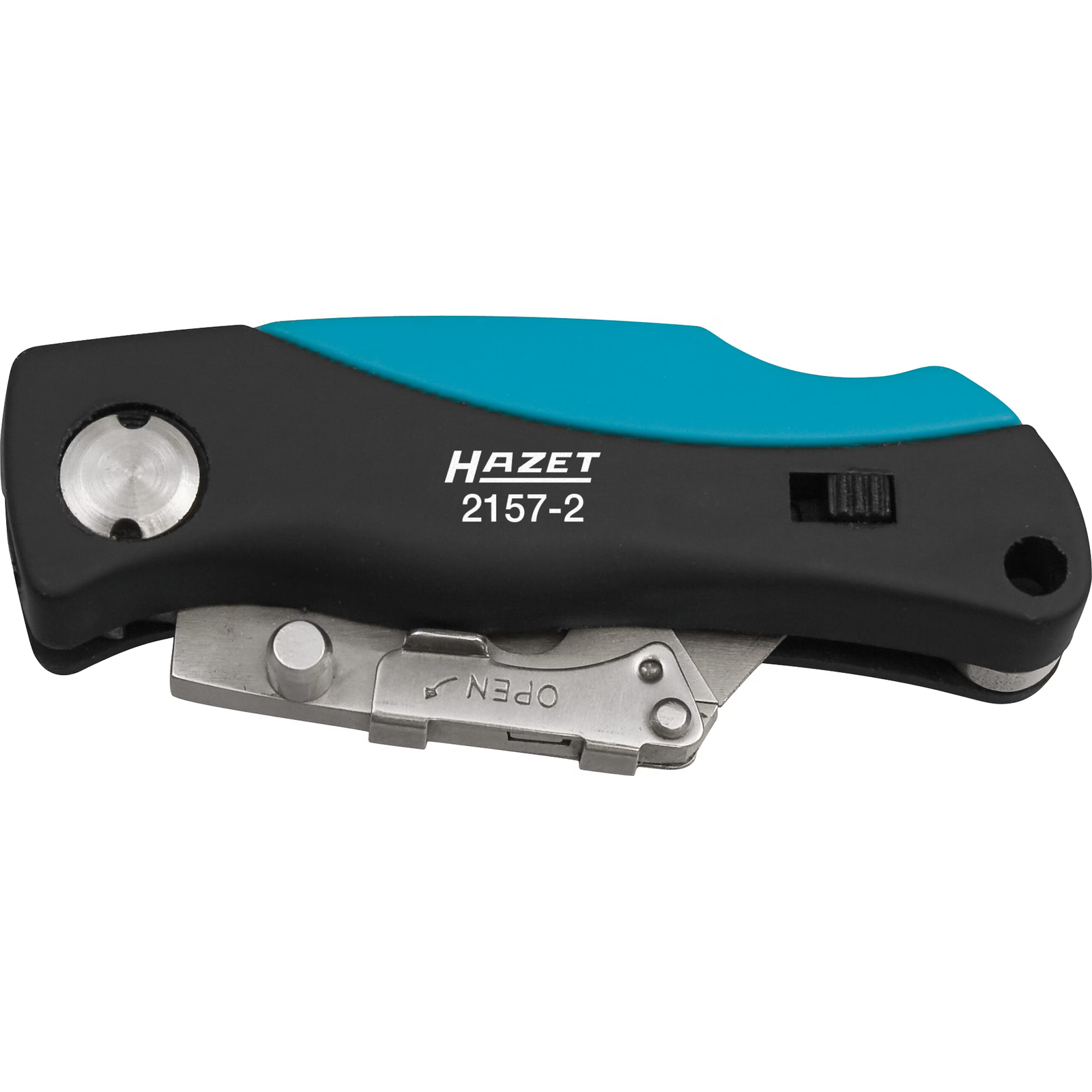 Mini-couteau pliant 100 mm avec 5 lames de rechange manche ABS HAZET - 2157-2