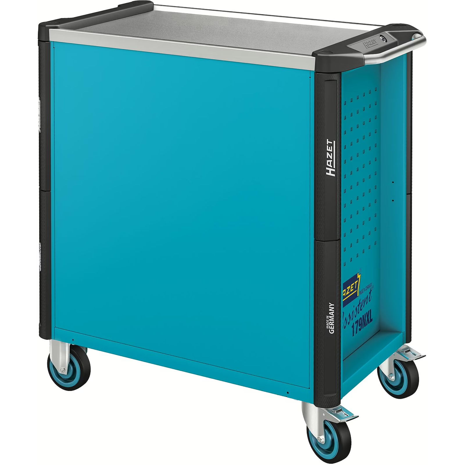 Servante d’atelier 7 tiroirs acier inoxydable 959 x 518 mm bleu HAZET - 179NXL-7