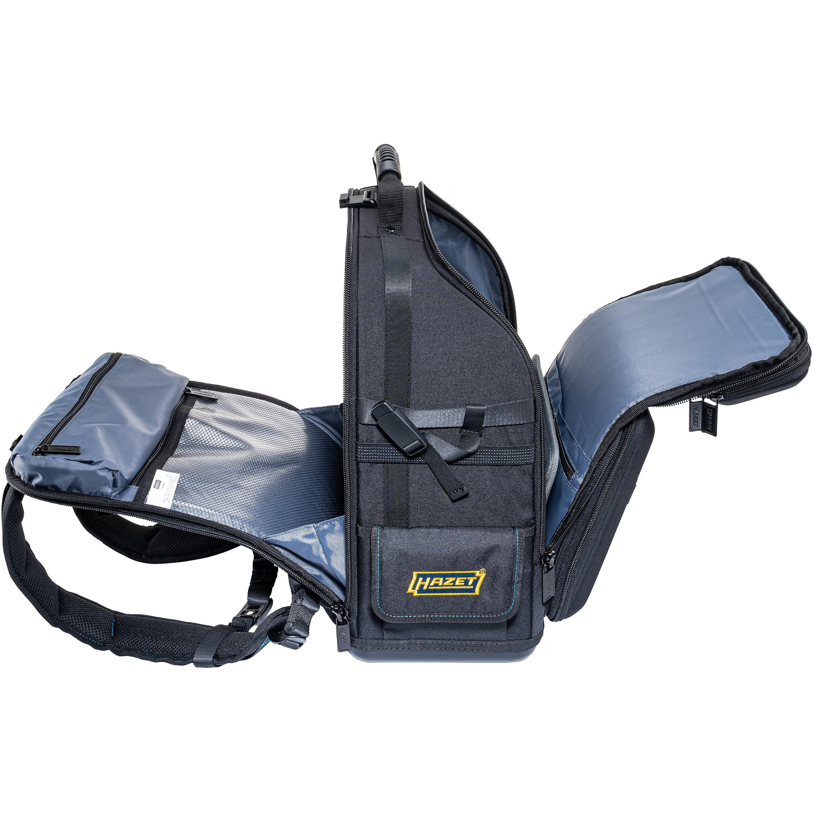 Sac à dos pour outils 56 pièces avec compartiments et panneau amovible HAZET - 191R-1/56