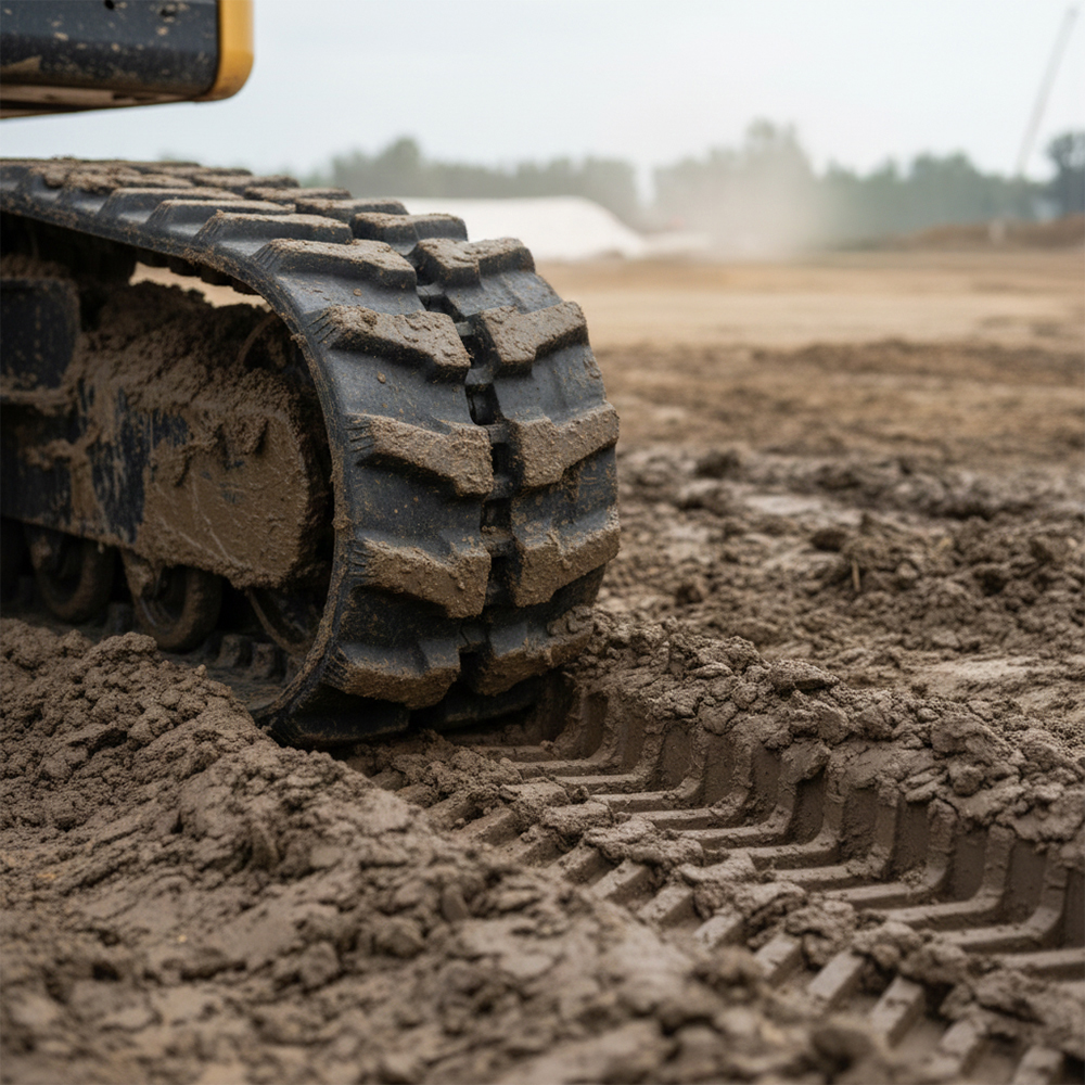 CHENILLE CAOUTCHOUC 300x52,5Wx78 pour Volvo EC 30 - BART HD - RT300X52.5X78W