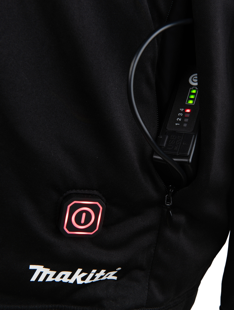Sweat chauffant col zippé - Taille 2XL - MAKITA - DCX201A2XL