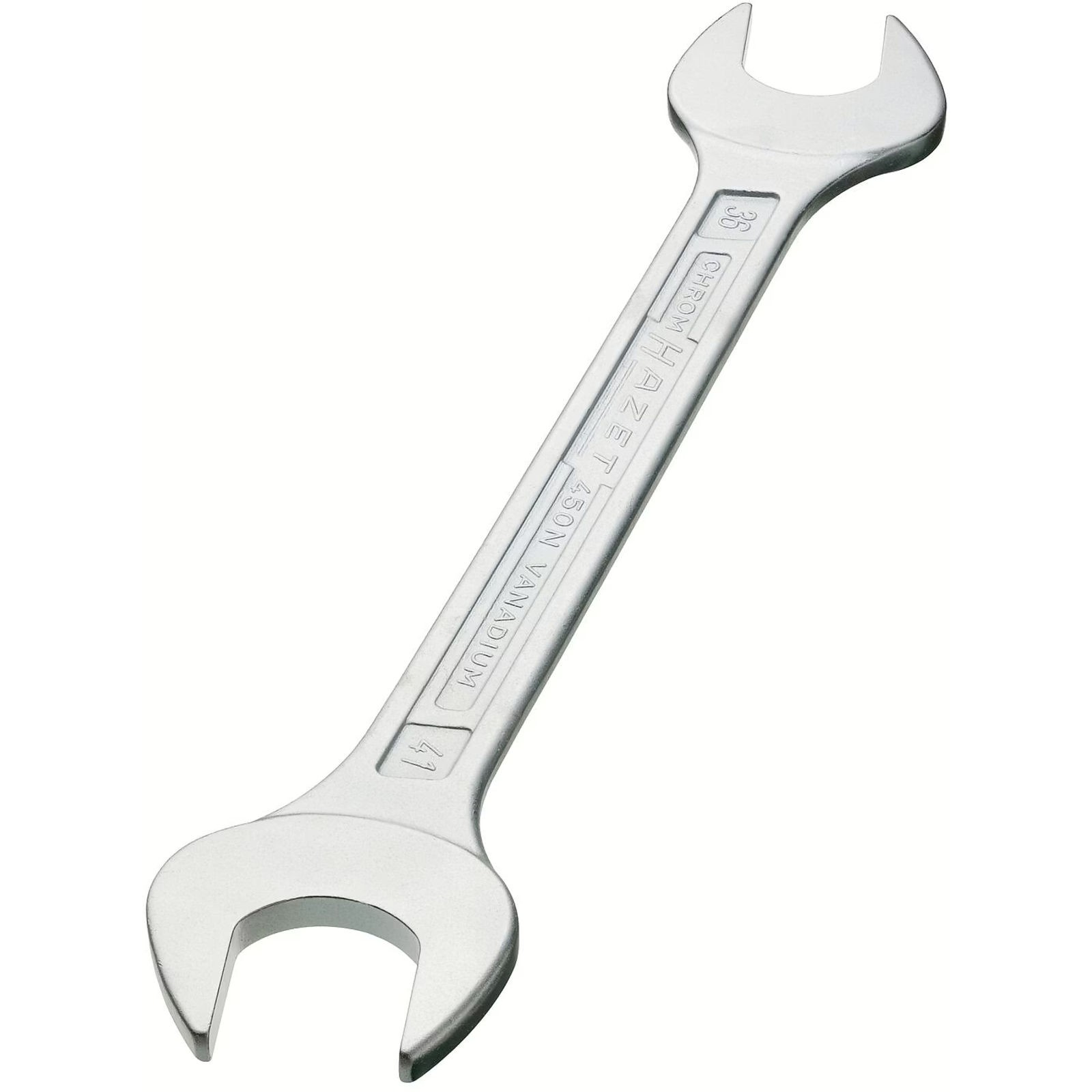 Jeu de clés à fourche double profil extérieur 6 pans 12 pièces 6x7–30x32 avec râtelier HAZET - 450N/12NRS