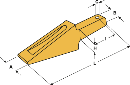 Dents type bofors  - E110