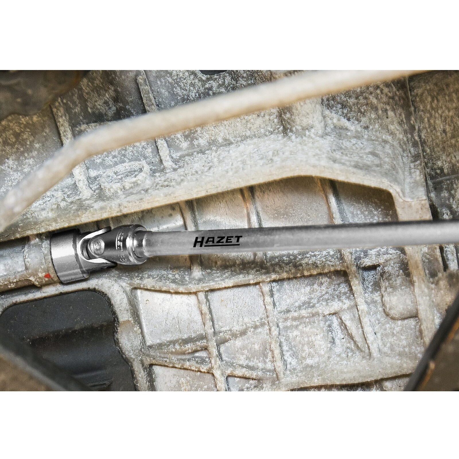 Douille articulée cardan 16 mm 12 pans carré creux 3/8" 10 mm avec bille de retenue HAZET - 880G-Z16