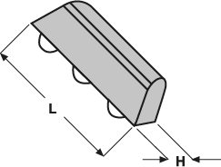 Clavettes pour dents coniques type esco  - E465