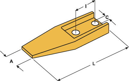 Dent pour benne preneuse  - E560
