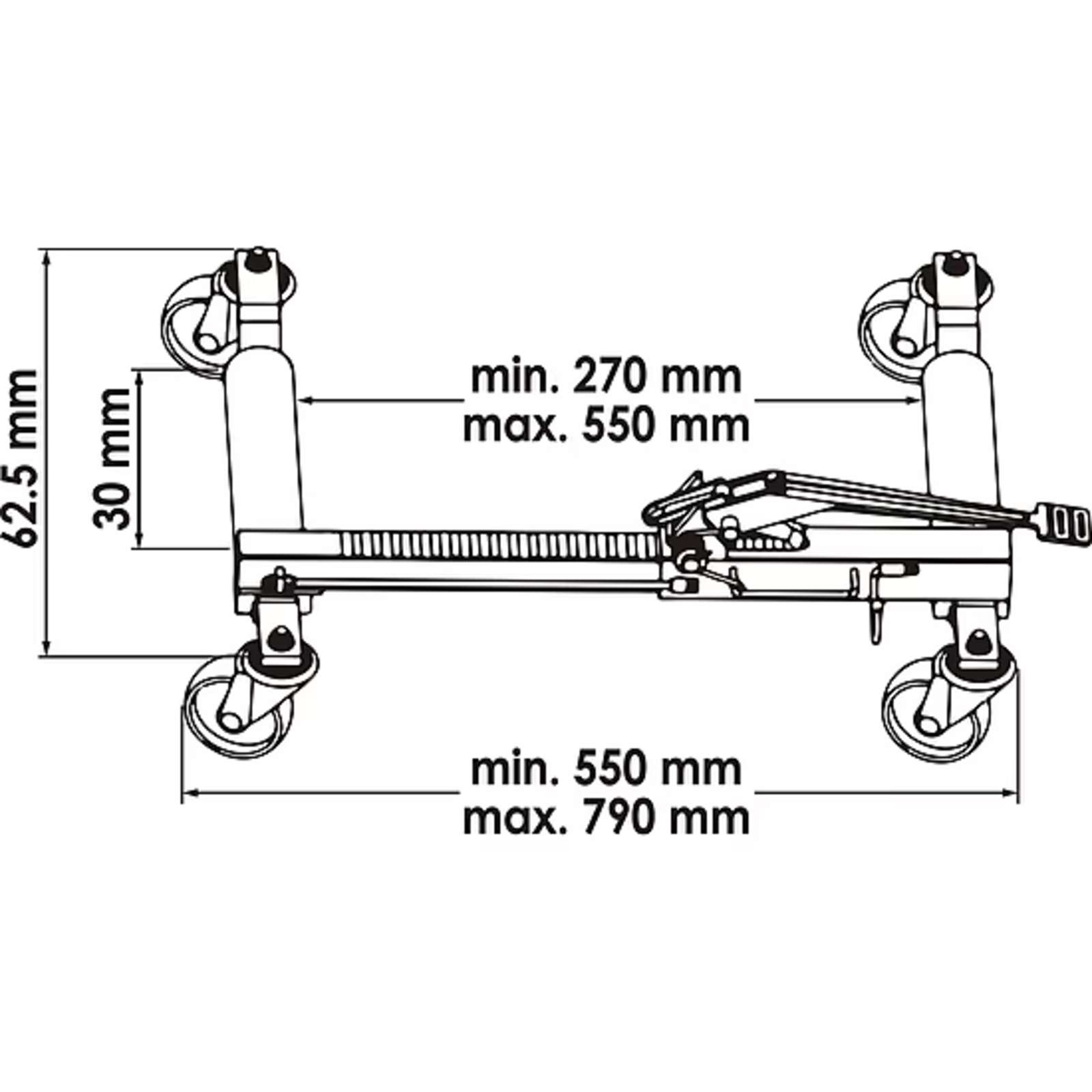 Jeu d'aide à la manœuvre hydraulique  VIGOR - V6029/2