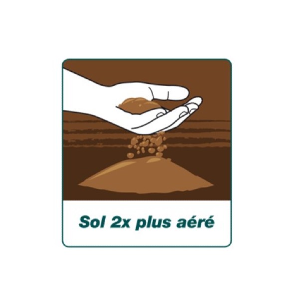 EMIETTEUR SPECIAL POTAGER POUR BIOGRIF 5 DENTS NATUROVERT LEBORGNE - 320350