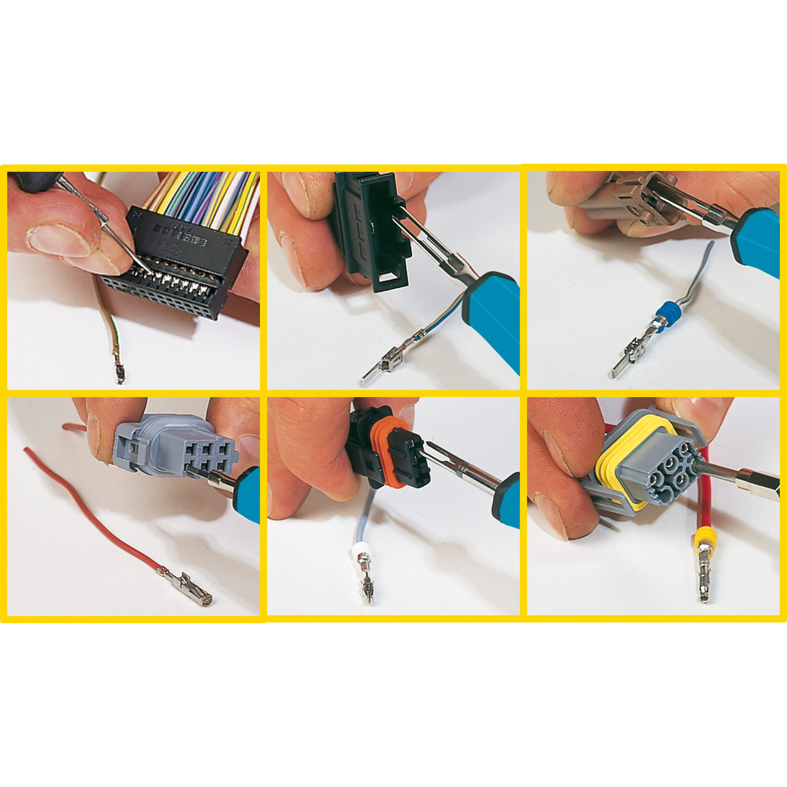 Assortiment déconnecteurs câbles 12 pièces avec coffret HAZET - 4670-1/12