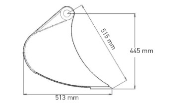 Godet rétro 400mm 3 dents Feurst FKMCE- C01400QR40