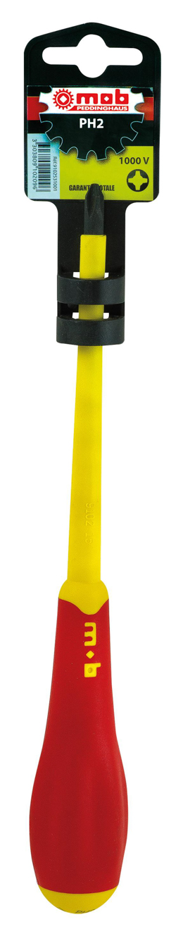 TOURNEVIS TYPE PHILLIPS VDE PH2 125 SUR CARTE MOB - 9102531001