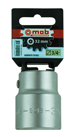 DOUILLE 6PTS 3/4 30MM SUR CARTE MOB - 9213301001