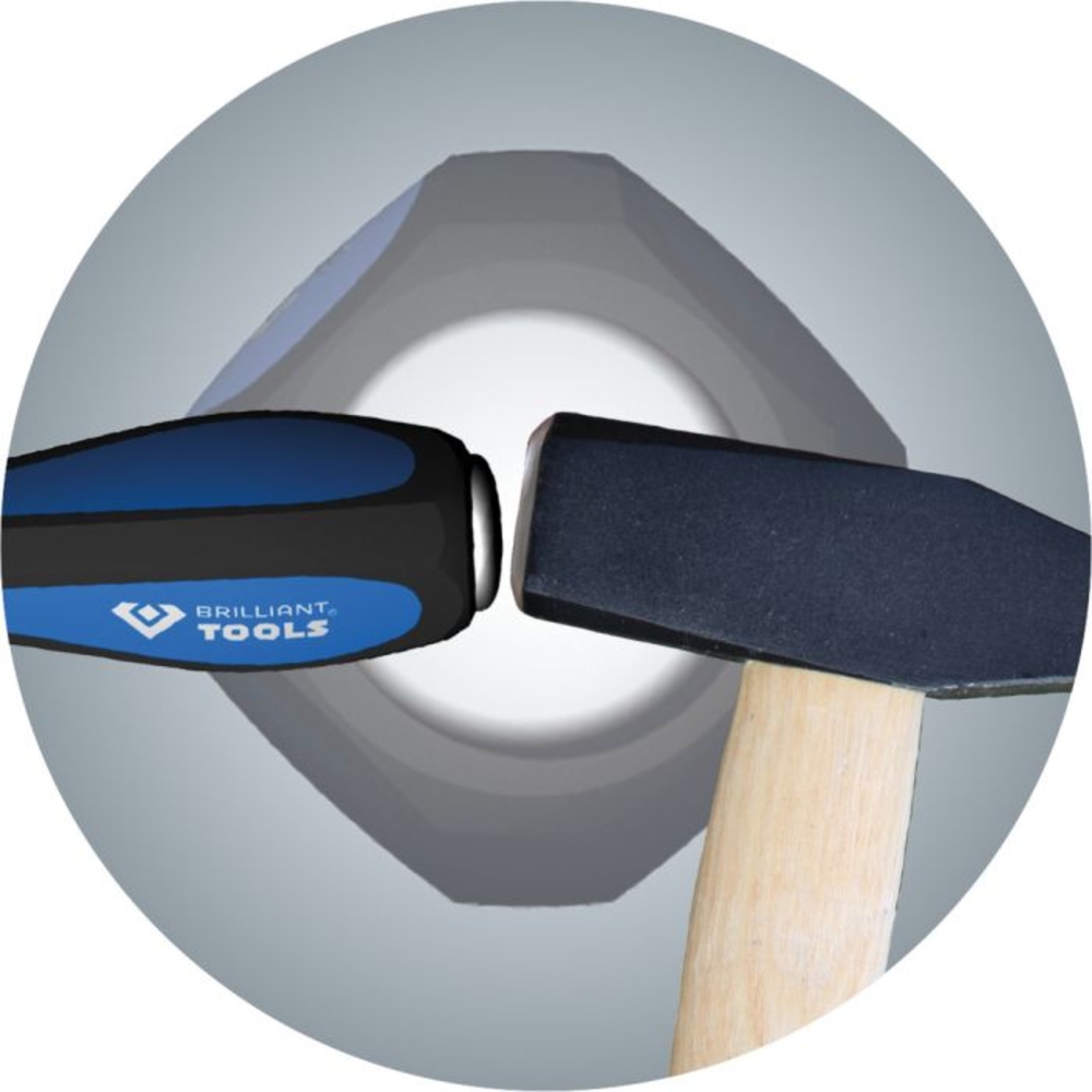 Tournevis à lame traversante PH1, L80mm BRILLIANT TOOLS - KS TOOLS - BT031023