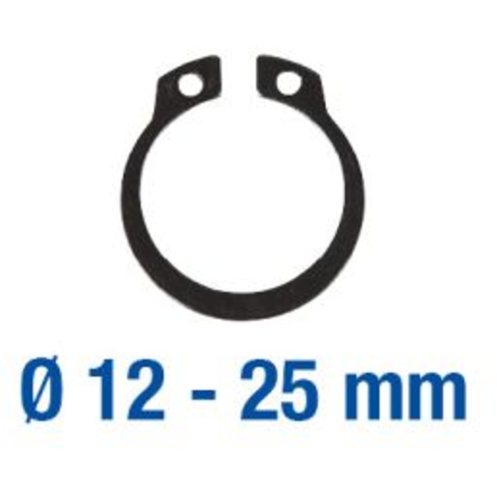 Pince à circlips extérieur coudée L125mm BRILLIANT TOOLS - KS TOOLS - BT067006