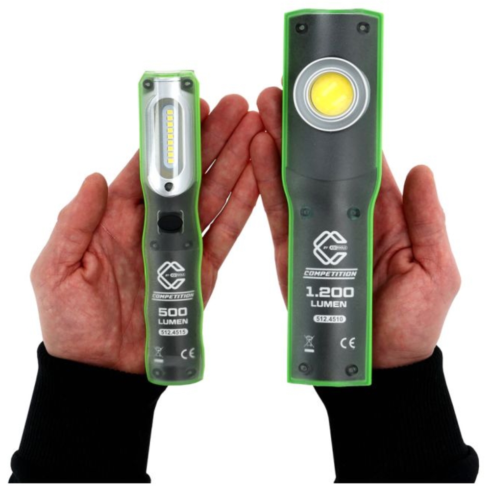Lampe de travail COMPETITION à LED à variateur de lumière 1200 lumens avec chargeur - KS TOOLS - 512.4510