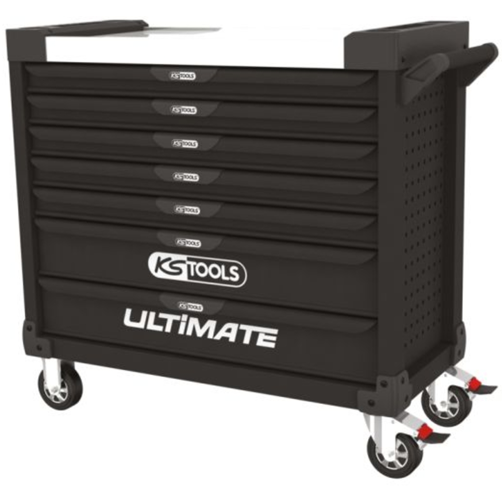 Servante ULTIMATE XL 7 tiroirs équipée de 677 outils KS TOOLS - 825.7677