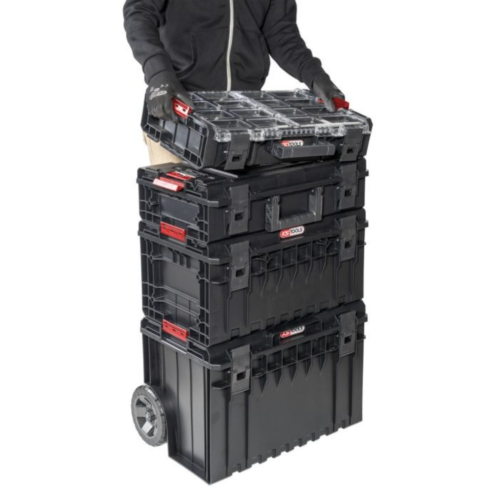 Mallette organiseur SCM XL à 12 compartiments amovibles KS TOOLS - 850.0384