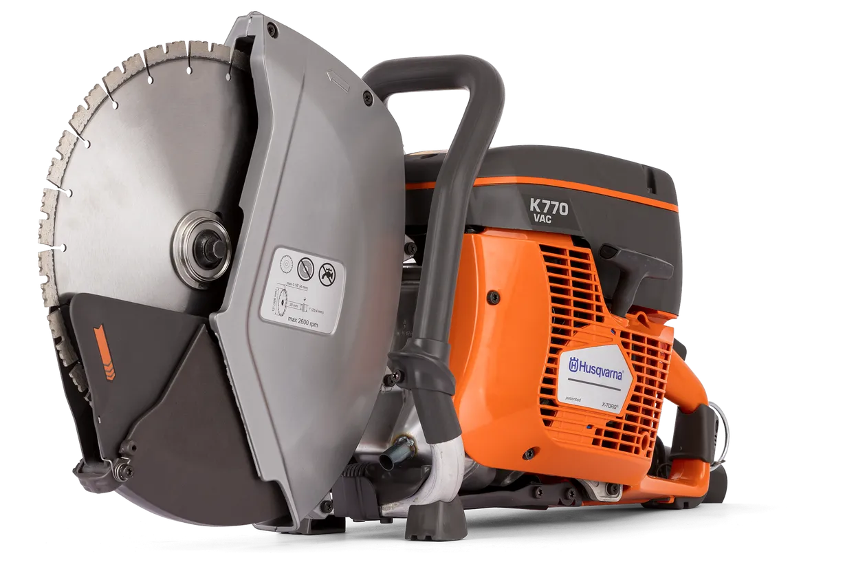 Découpeuse HUSQVARNA K770 VAC Ø 300 mm pour coupe à sec avec extraction des poussières - 967860701 SPECIALE POUSSIERE (S UTILI