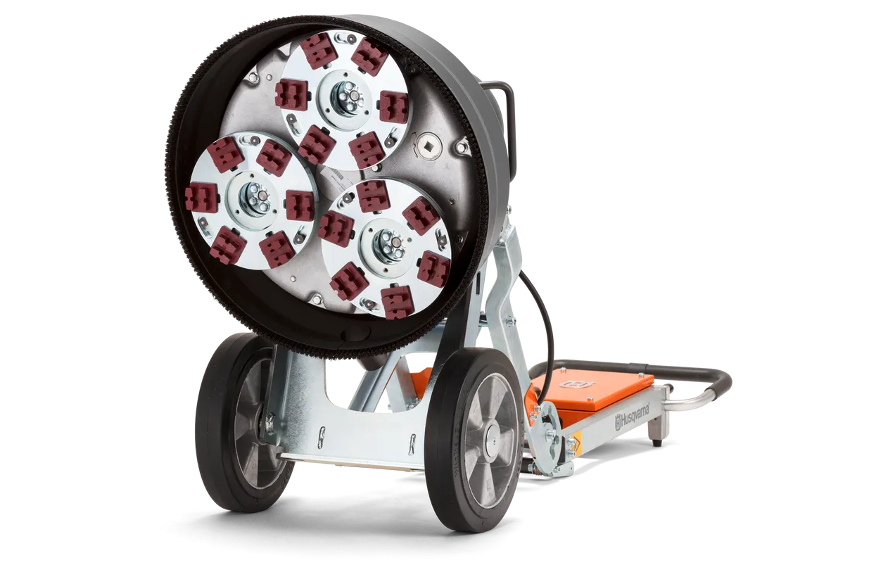 Ponçeuse PG 510 - 230V MONOPHASE (livrée avec un jeu de 18 segments G1443S) HUSQVARNA - 967932002