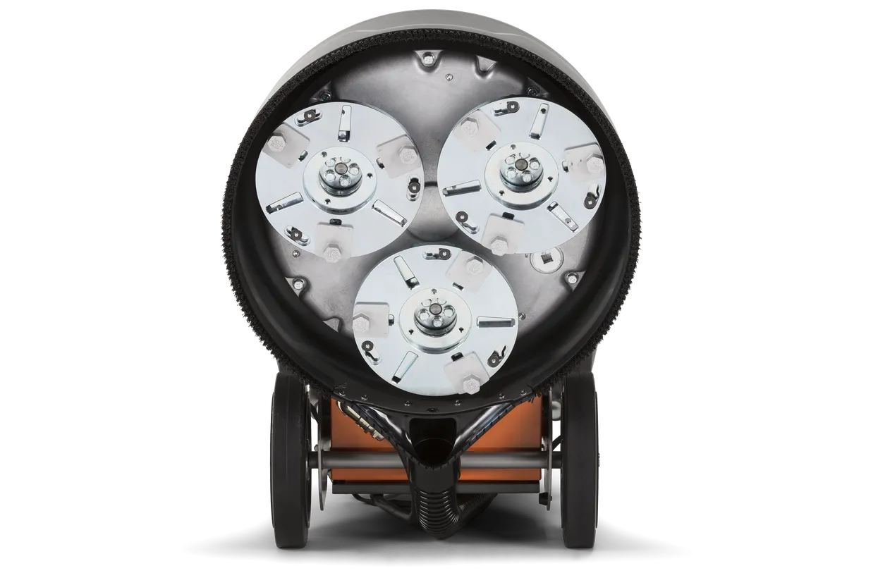 Ponçeuse PG 540 - 230 V MONOPHASE (livrée avec un jeu de 18 segments G1443S HUSQVARNA - 967977405