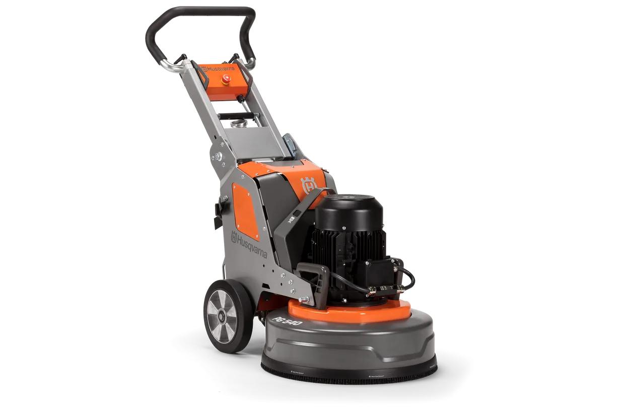 Ponçeuse PG 540 - 400 V TRIPHASE 5 BROCHES (livrée avec un jeu de 18 segments G1443S) HUSQVARNA - 967977401