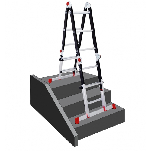 Echelle pliante télescopique avec plate-forme SPIDER HELDER PRO - SPIDER
