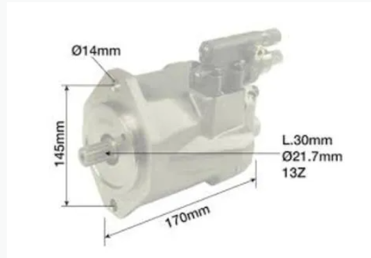 Pompe hydraulique CASE-NEW HOLLAND  394268A2- REXROTH type A10VNO41 pour tracteurs CASE MX100