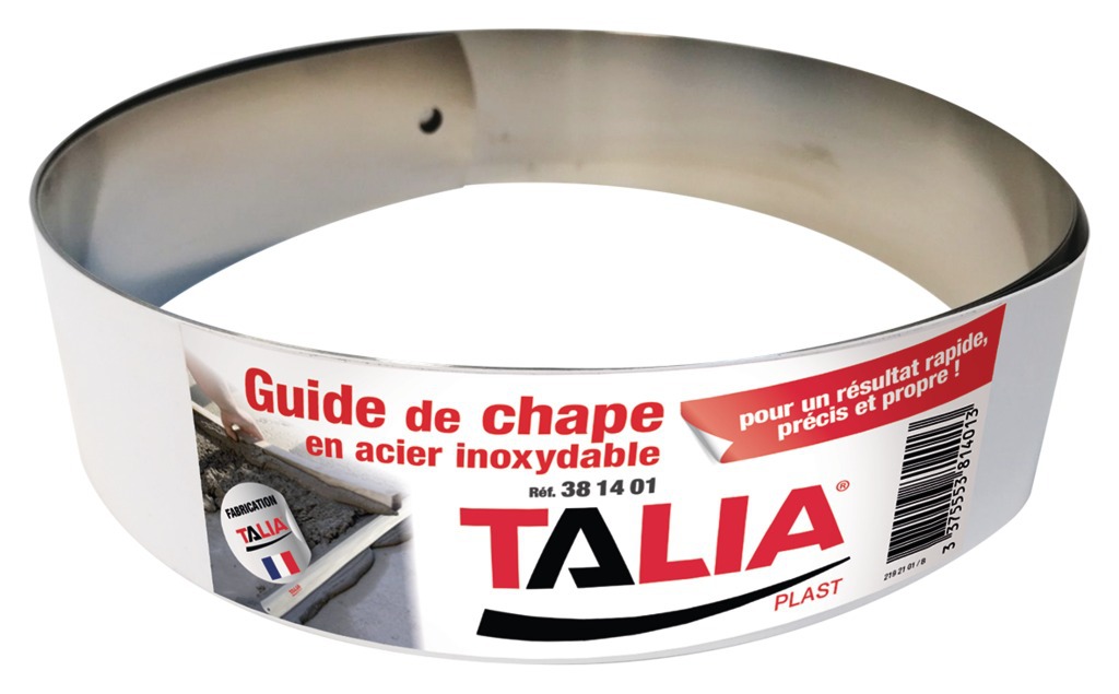 GUIDE DE CHAPE ACIER INOXYDABLE 2 METRES TALIAPLAST - 381401