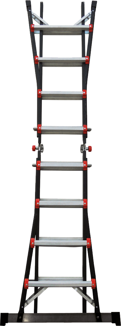 ÉCHELLE ARTICULÉE TÉLESCOPIQUE JAGUAR3 4x5 HELDER PRO AVEC BARRE STABILISATRICE - JAG34x5BS
