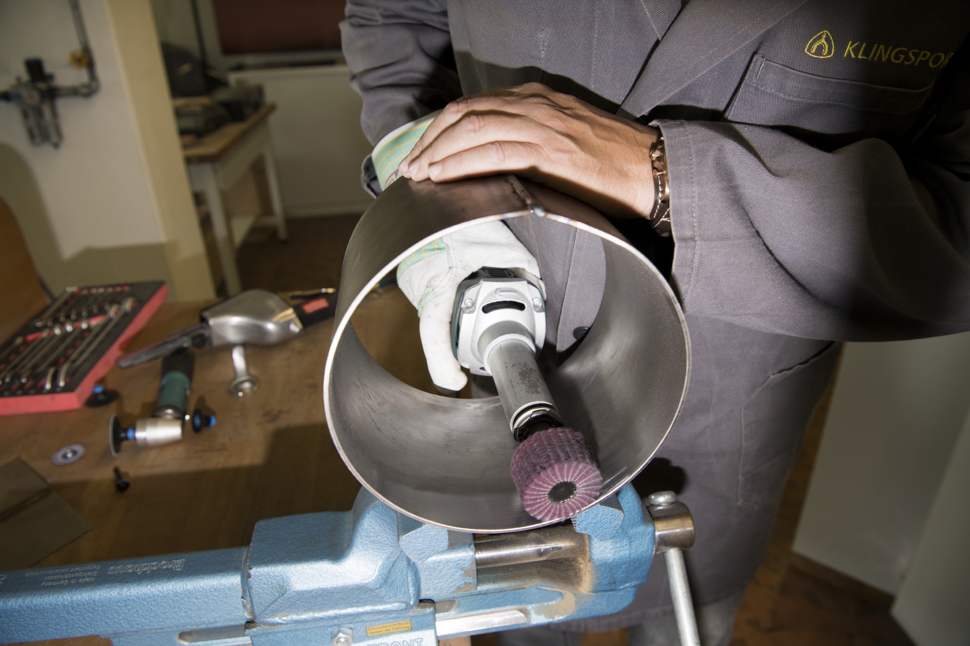 10 Roues à lamelles sur tige texture VM NCS600 VG 150 S 60X30X6 KLINGSPOR - 258938