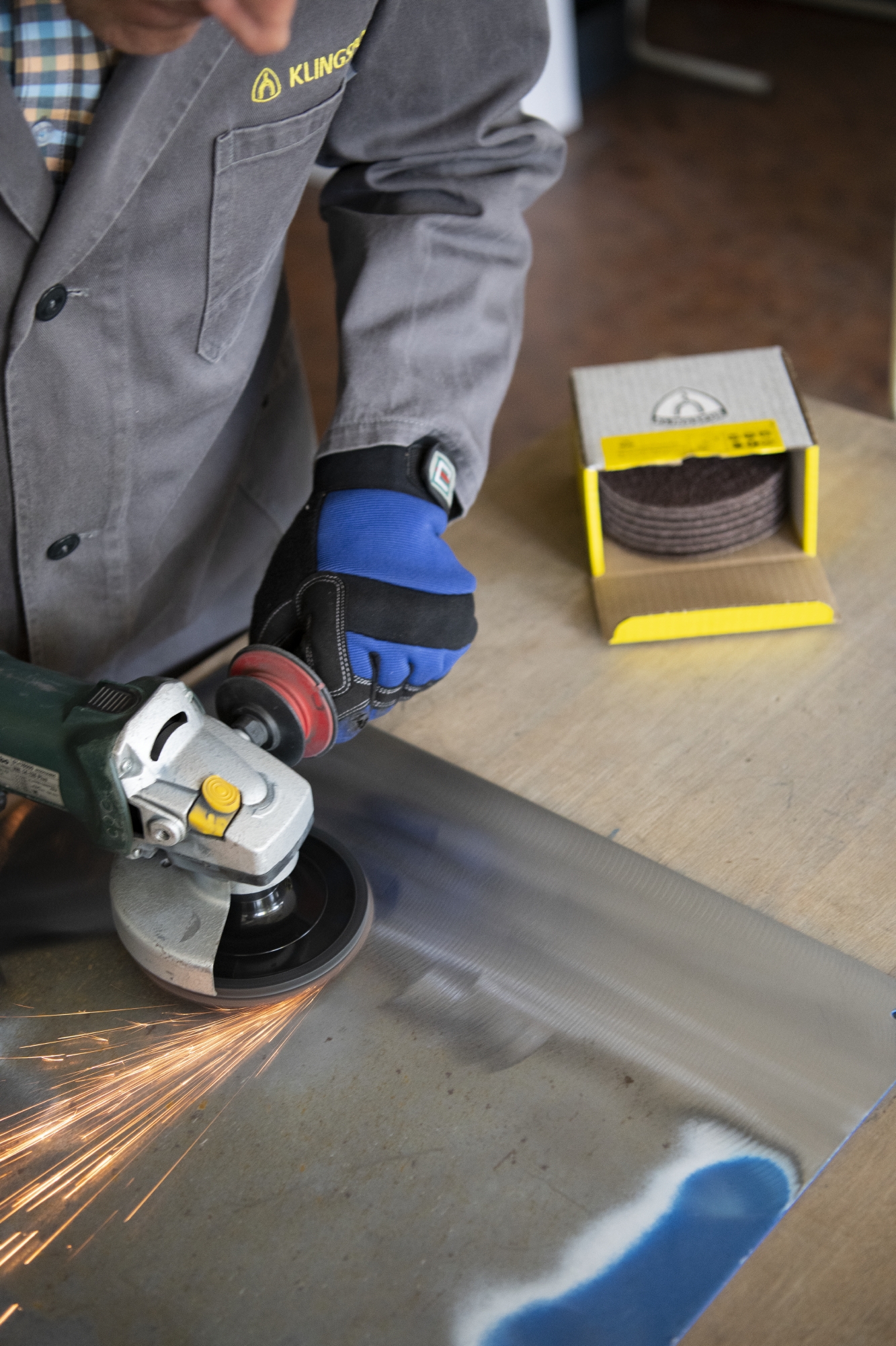 10 Disques textures VS SV484 VSC 180 ME S 125x22 KLINGSPOR - 353411