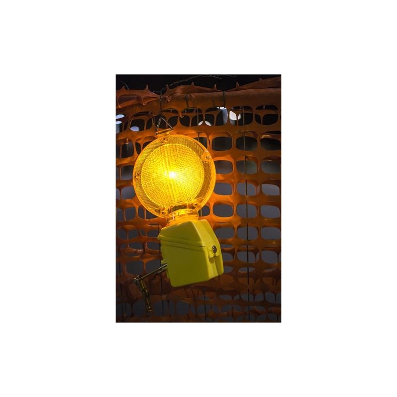  Lampe clignotante de chantier orange LED BLINK ROAD - VELAMP - IL08