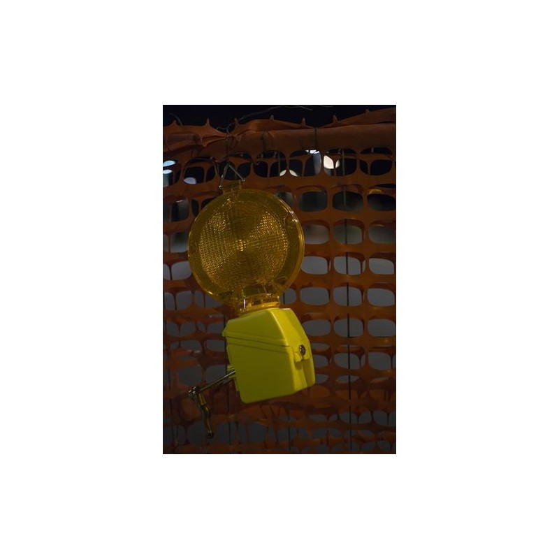  Lampe clignotante de chantier orange LED BLINK ROAD - VELAMP - IL08