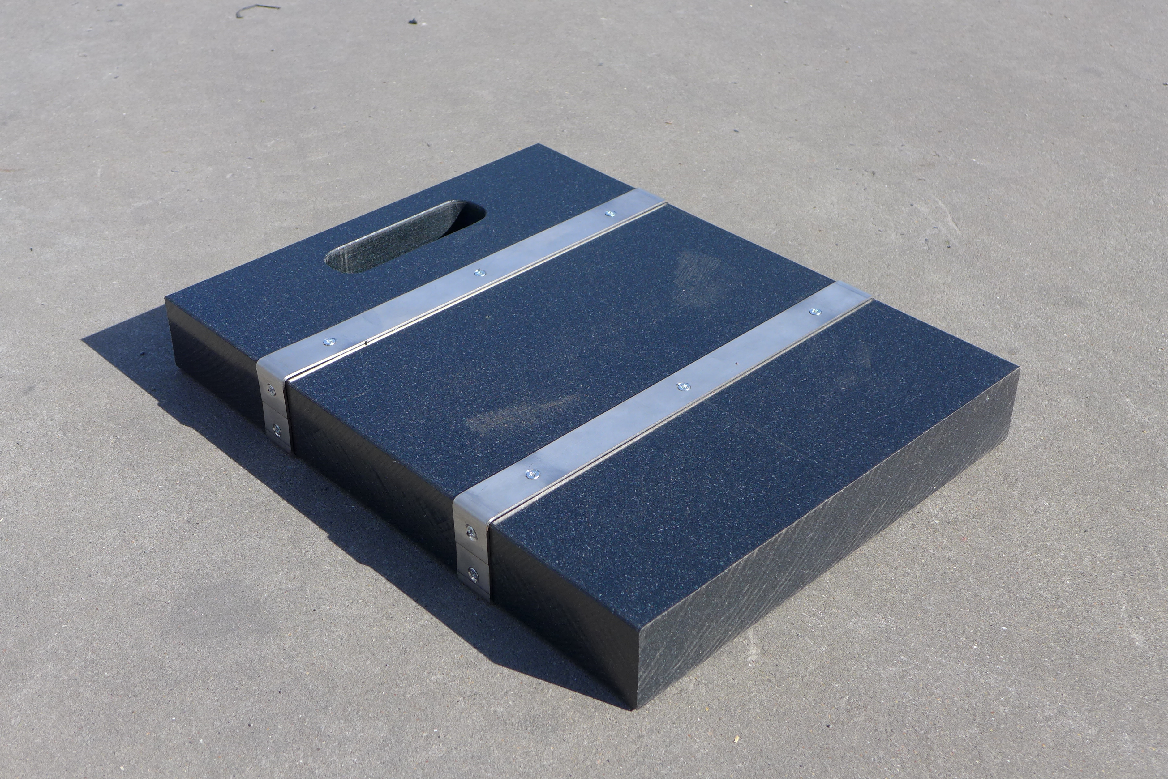 Plaque calage 500 x 500 x 40 10,2kg 15t LODAX